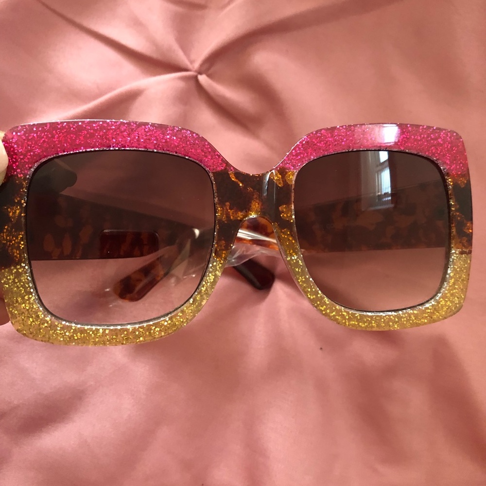 Pink Oversized Sunglasses
